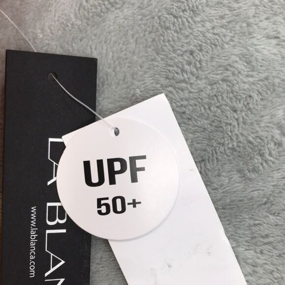 La Blanca Island Goddess One-Piece Swimsuit Tangerine Size 12 New - Picture 3 of 9